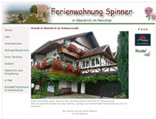 Tablet Screenshot of ferienwohnung-spinner.de